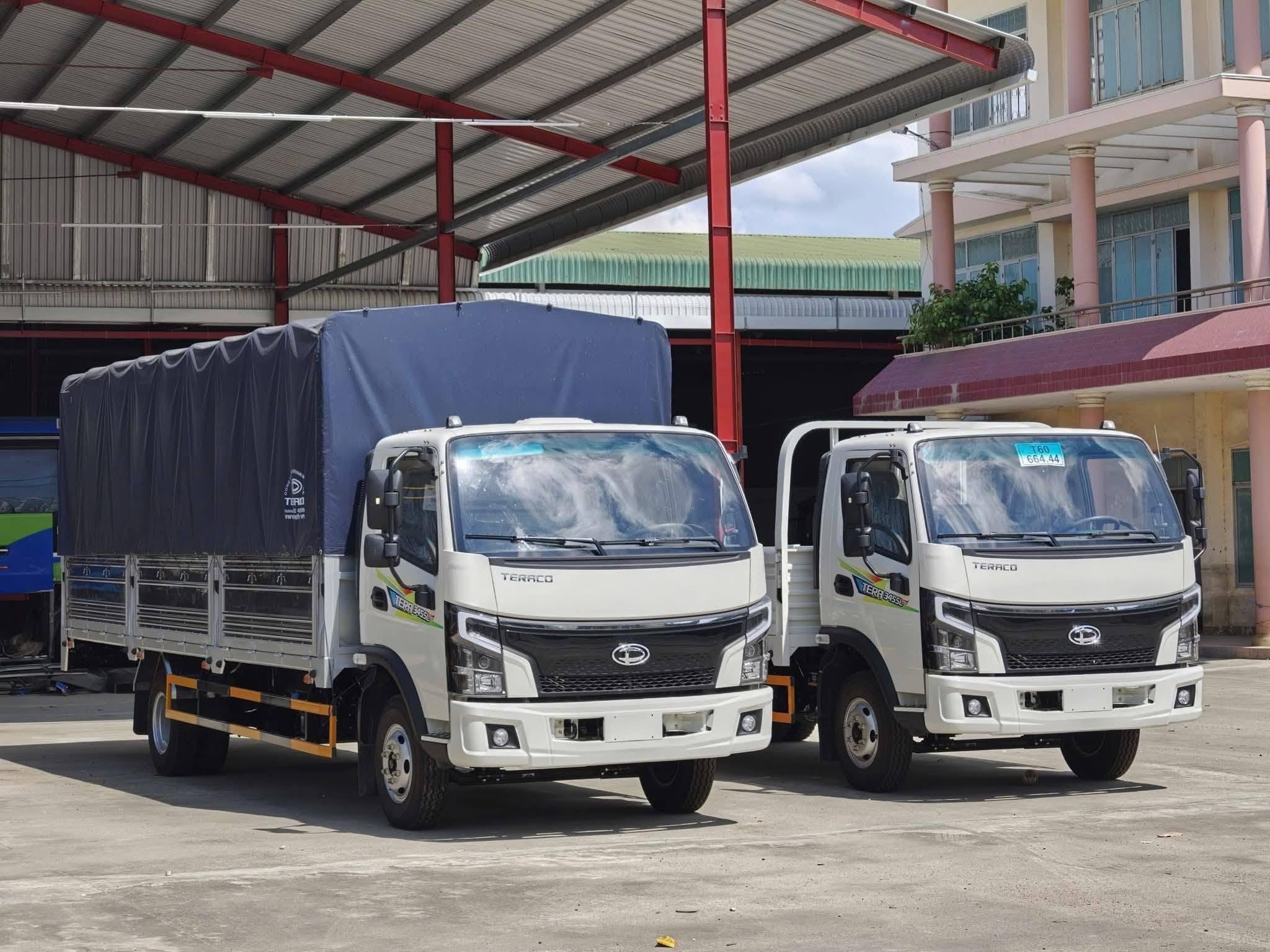 Động cơ xe tải TERA 345SL thùng bạt – Sức mạnh ISUZU Nhật Bản, vận hành bền bỉ