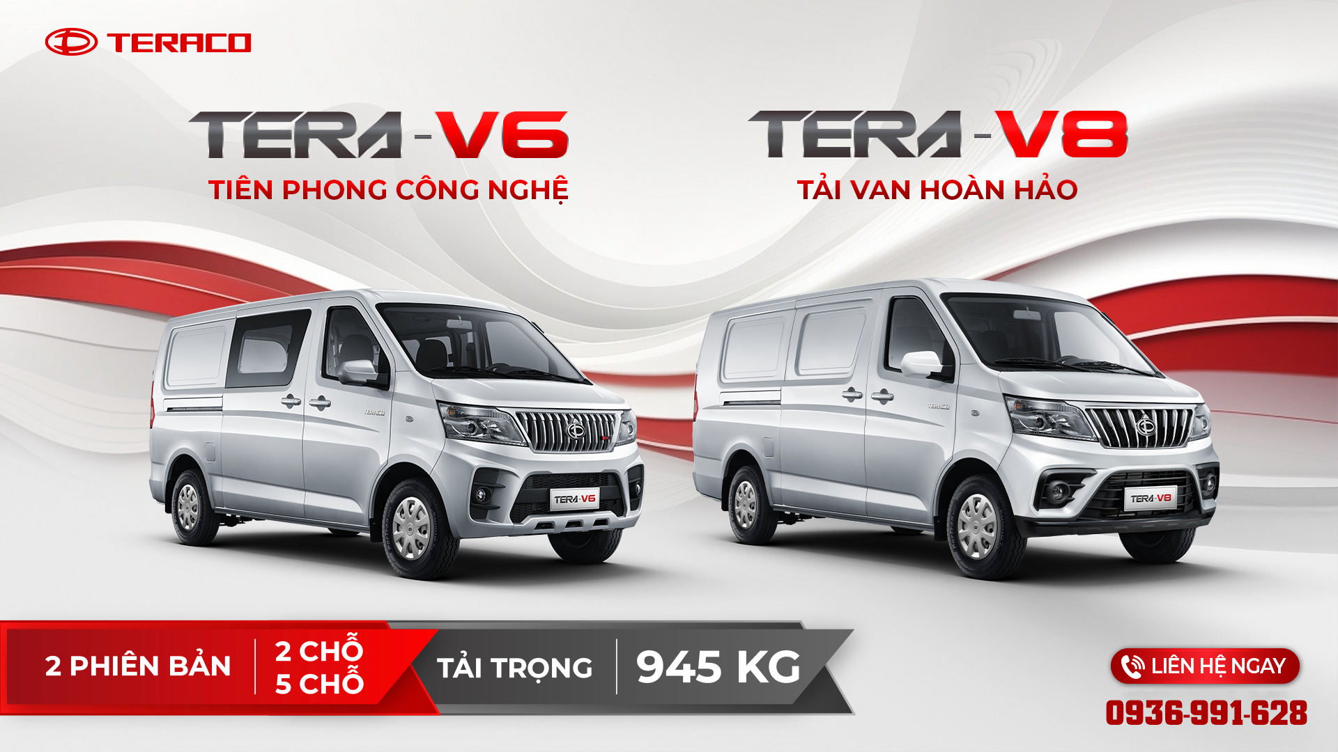 So sánh xe tải Tera V6 và Tera V8 của Daehan Motors