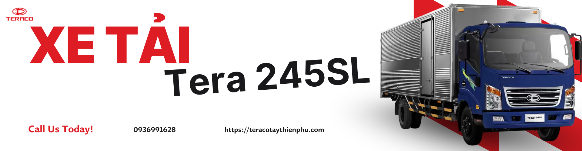 Giá xe tải Tera 245SL tại Hải Dương – Mua chính hãng ở đâu?