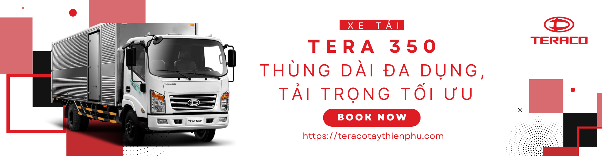 Xe tải Tera 350 – Chính sách bảo hành và khuyến mãi hấp dẫn năm 2025