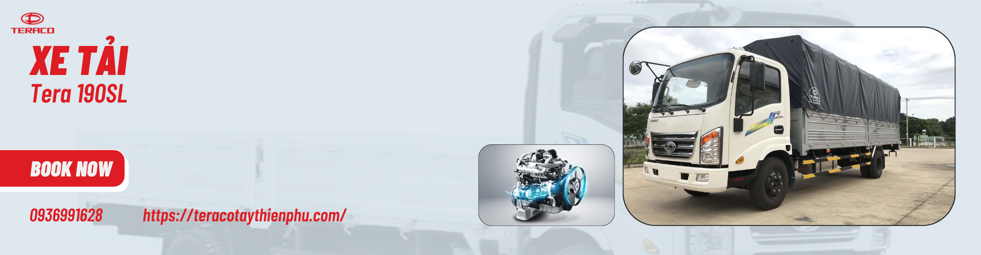 Đánh giá xe tải Tera 190SL – Động cơ mạnh mẽ, tải trọng vượt trội