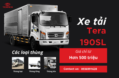 Xe tải Tera 190SL có tốt không? Lý do nên đầu tư ngay hôm nay