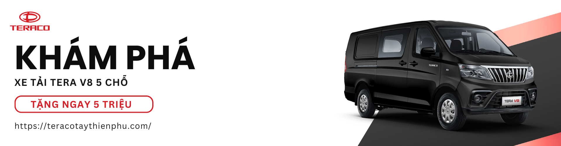 Khám phá xe tải Tera V8 5 chỗ – Thiết kế hiện đại, vận hành mạnh mẽ