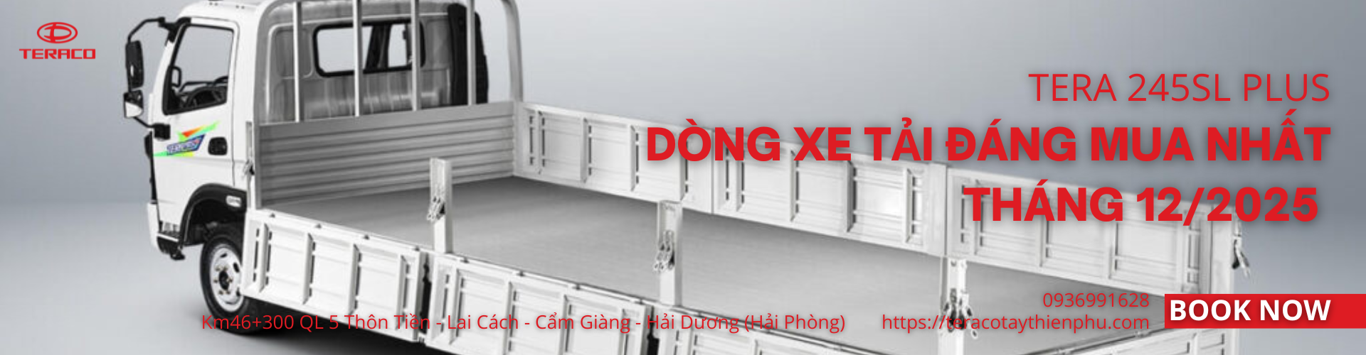 Tera 245SL Plus – Dòng xe tải đáng mua nhất tháng 12/2025