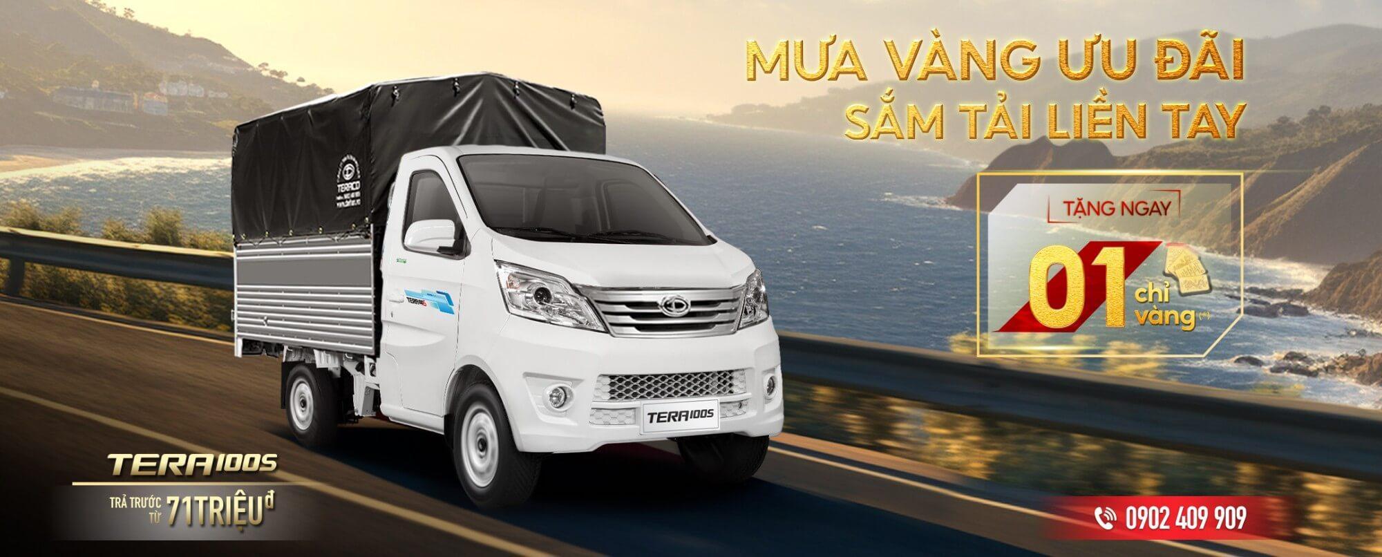 TERA100S luôn dẫn đầu về doanh số ở phân khúc tải nhỏ 1 tấn