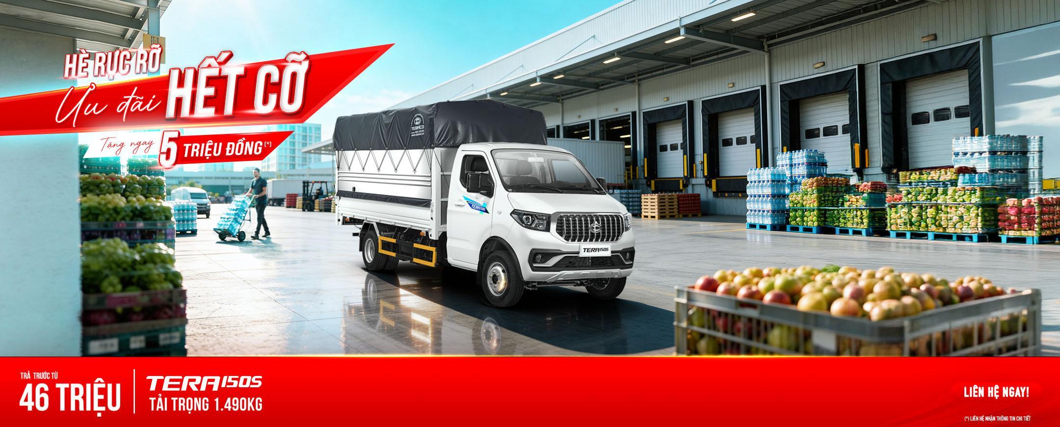 Ưu đãi tiền mặt dành cho khách hàng mua xe tải nhẹ và xe tải van