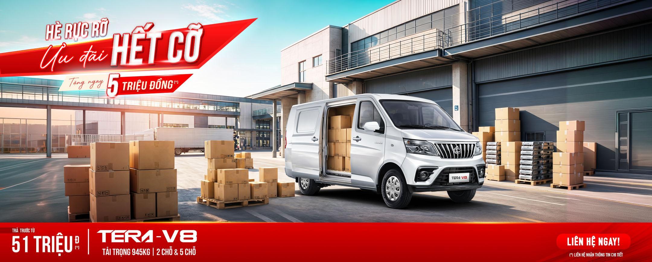 Tera-V8 được phát triển để giải quyết nhu cầu chở hàng