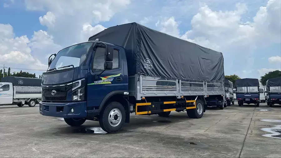 Xe tải 3 tấn - 5 tấn thùng bạt Teraco