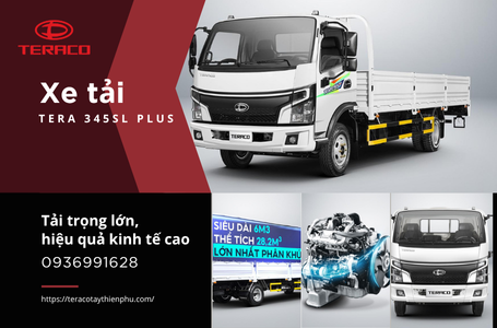 Xe tải Tera 345SL Plus – Tải trọng lớn, hiệu quả kinh tế cao