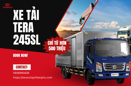 Xe tải Tera 245SL – Giải pháp vận chuyển hàng hóa đa năng cho doanh nghiệp
