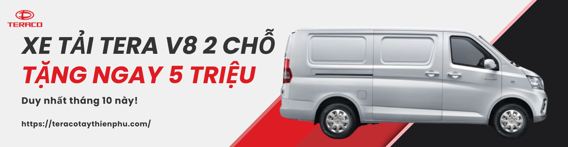Xe tải Tera V8 2 chỗ – Lựa chọn tối ưu cho doanh nghiệp vừa và nhỏ